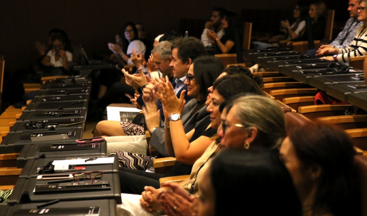 Públic durant la inauguració de la jornada.